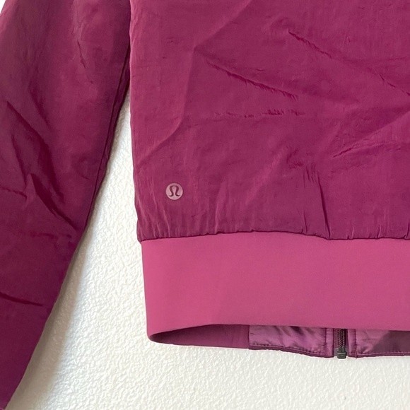 Lululemon Non-Stop Quilted Reversible Weatherproof Bomber Jacket Marvel Size 2 - Picture 5 of 11